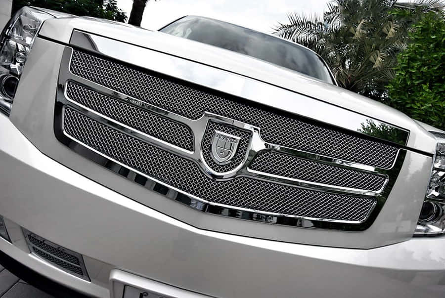 Stunning Close-up Of A Car Grill Wallpaper