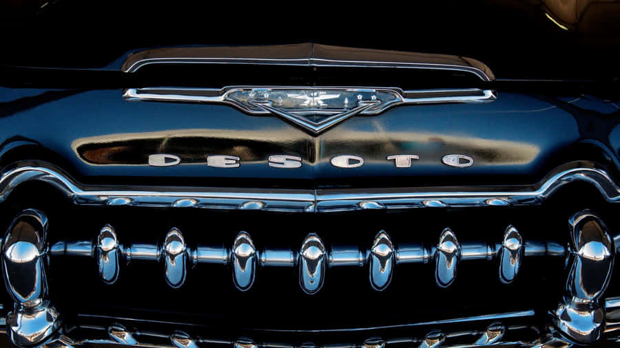 Stunning Close-up Of A Car Grill Wallpaper