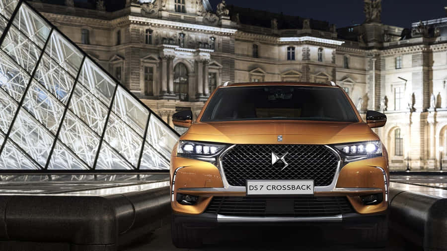 Stunning Ds 7 Crossback E-tense In Luminary Lighting Wallpaper