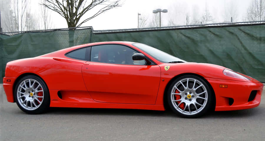 Stunning Ferrari 360 Modena In Action Wallpaper