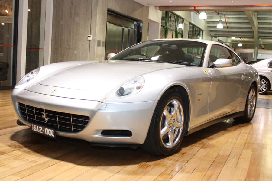 Stunning Ferrari 612 Scaglietti In Action Wallpaper