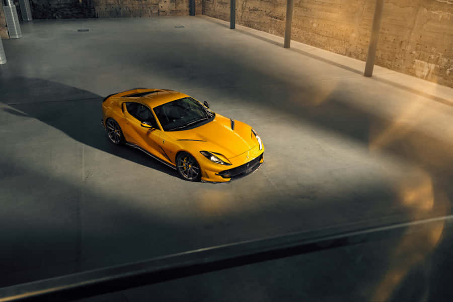 Stunning Ferrari 812 Superfast At High Speed Wallpaper