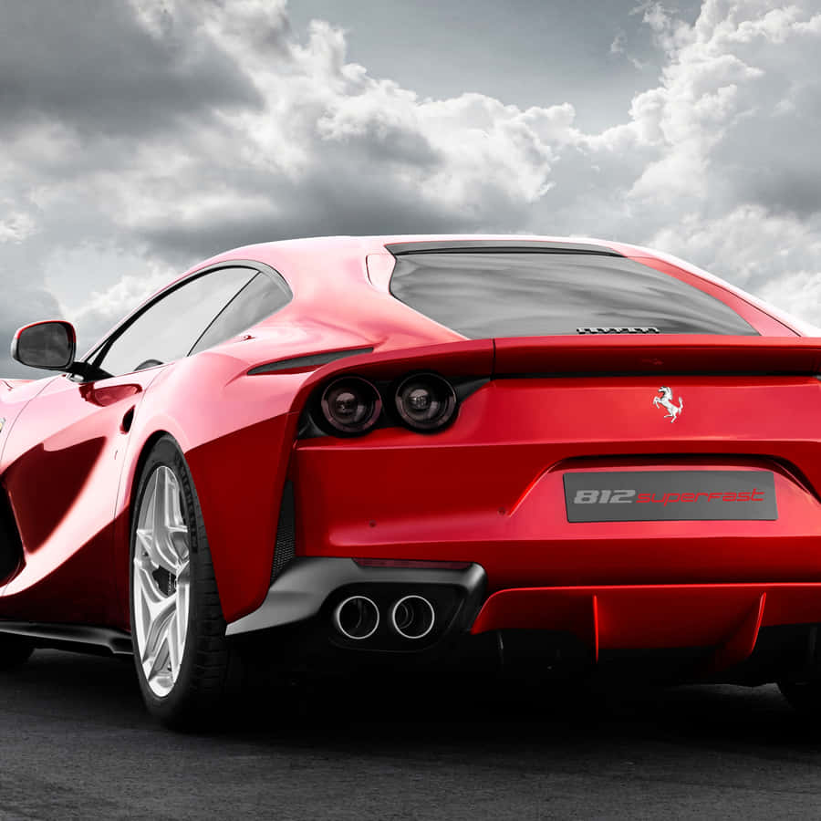 Stunning Ferrari 812 Superfast In Action Wallpaper
