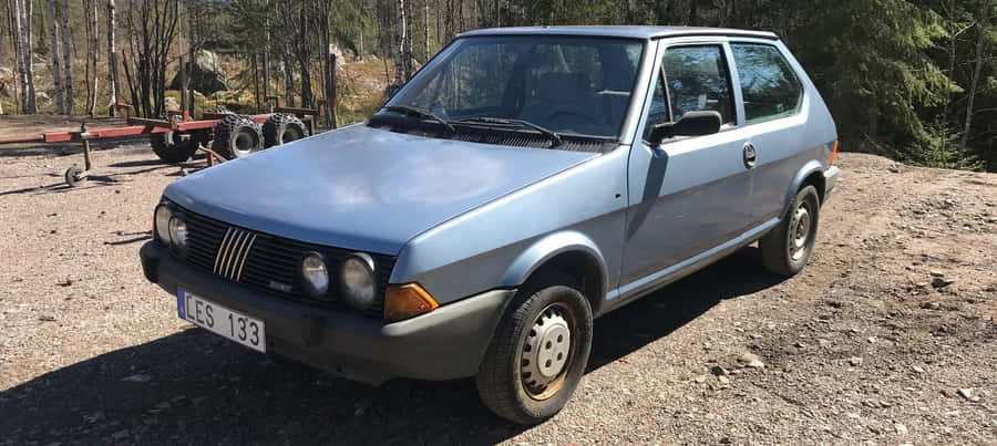 Stunning Fiat Ritmo On The Road Wallpaper