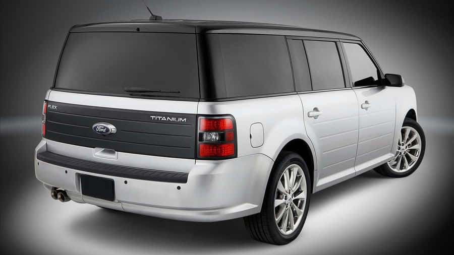 Stunning Ford Flex On Scenic Roadside Wallpaper