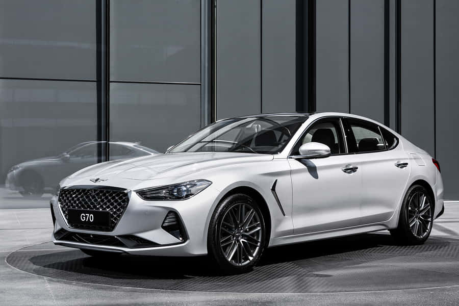 Stunning Genesis G70 In Motion Wallpaper
