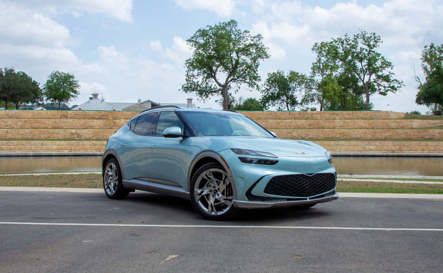 Stunning Genesis Gv60 Showcasing Its Luxurious Style And Innovative Design Wallpaper