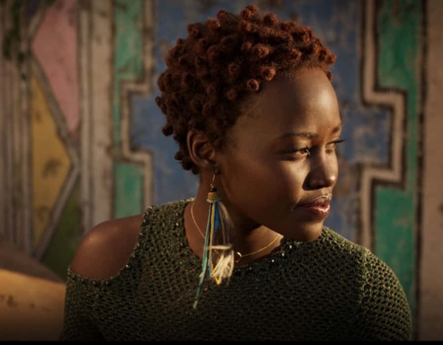 Stunning Image Of Nakia In All Her Glory Wallpaper