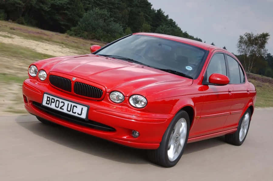 Stunning Jaguar X-type In Pristine Condition Wallpaper