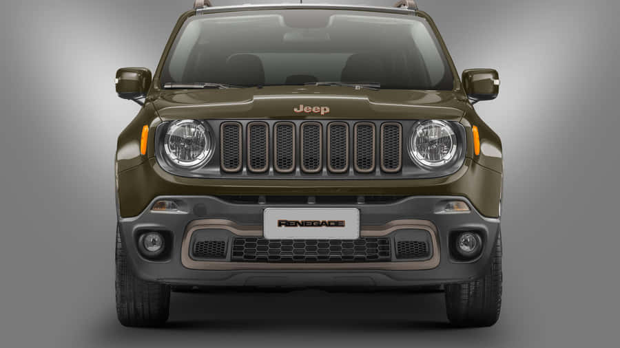 Stunning Jeep Renegade In A Beautiful Landscape Wallpaper