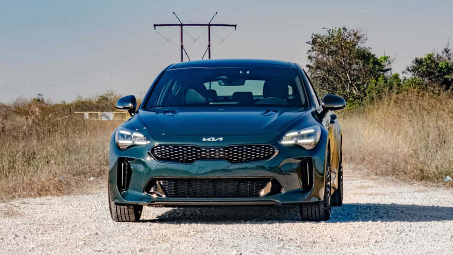 Stunning Kia Stinger In Action Wallpaper