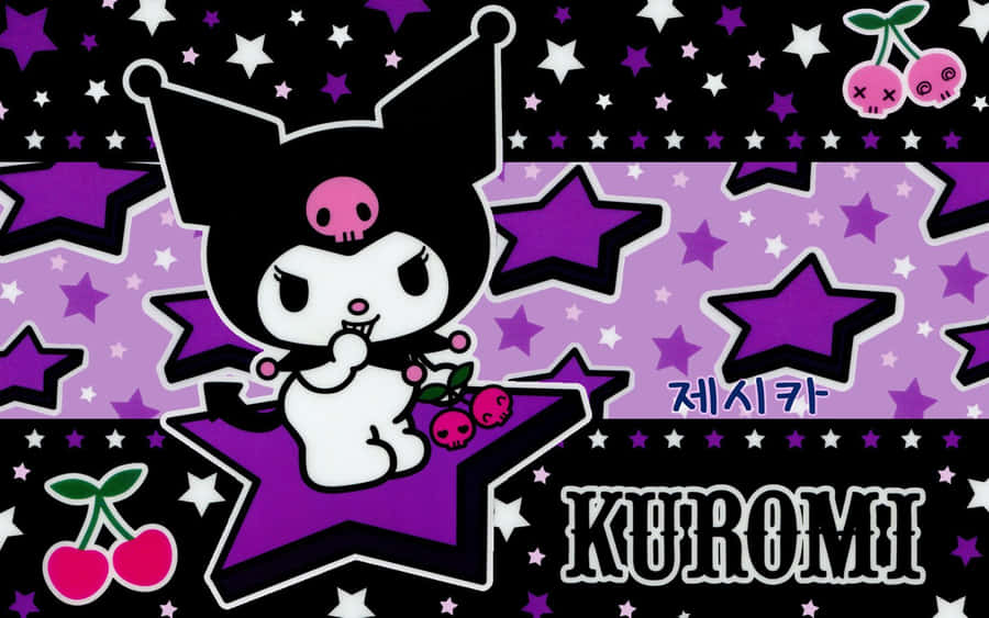 Stunning Kuromi Fan Art Illustration Wallpaper