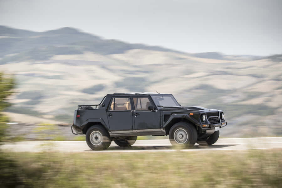 Stunning Lamborghini Lm002 - An Off-road Legend In Its Class Wallpaper