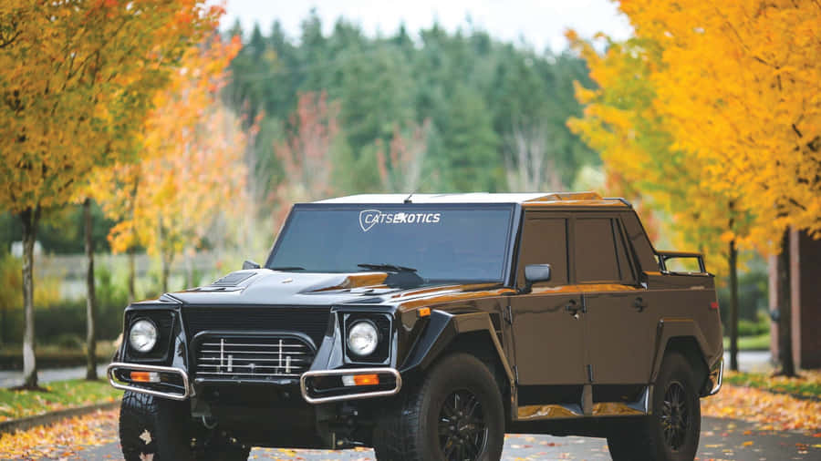 Stunning Lamborghini Lm002 Off-road Supercar Wallpaper