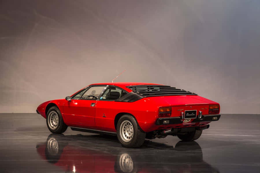 Stunning Lamborghini Urraco In Action Wallpaper