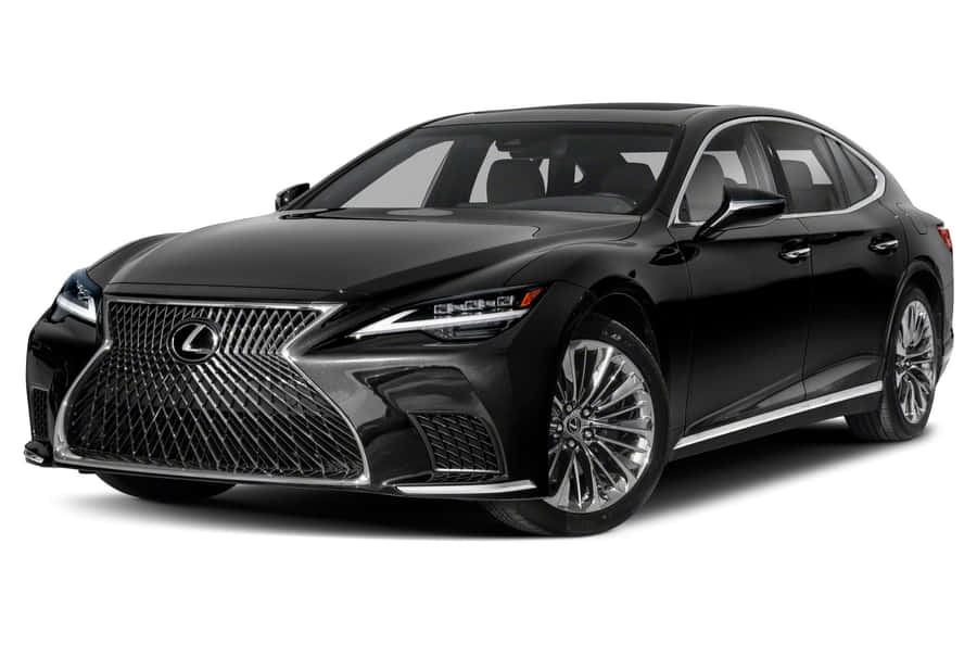 Stunning Lexus Ls 500 Luxury Sedan In Motion Wallpaper