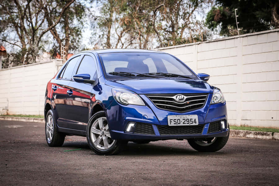 Stunning Lifan Motorcycle In Motion Wallpaper