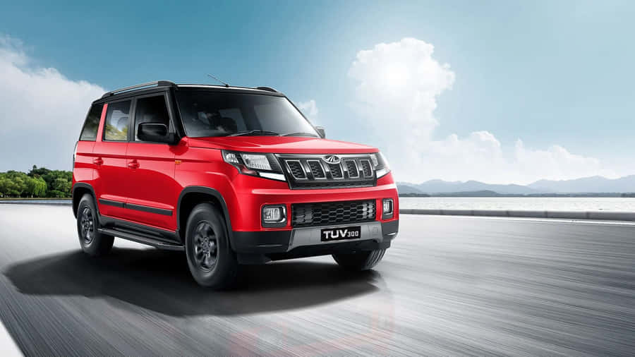 Stunning Mahindra Suv In Action Wallpaper