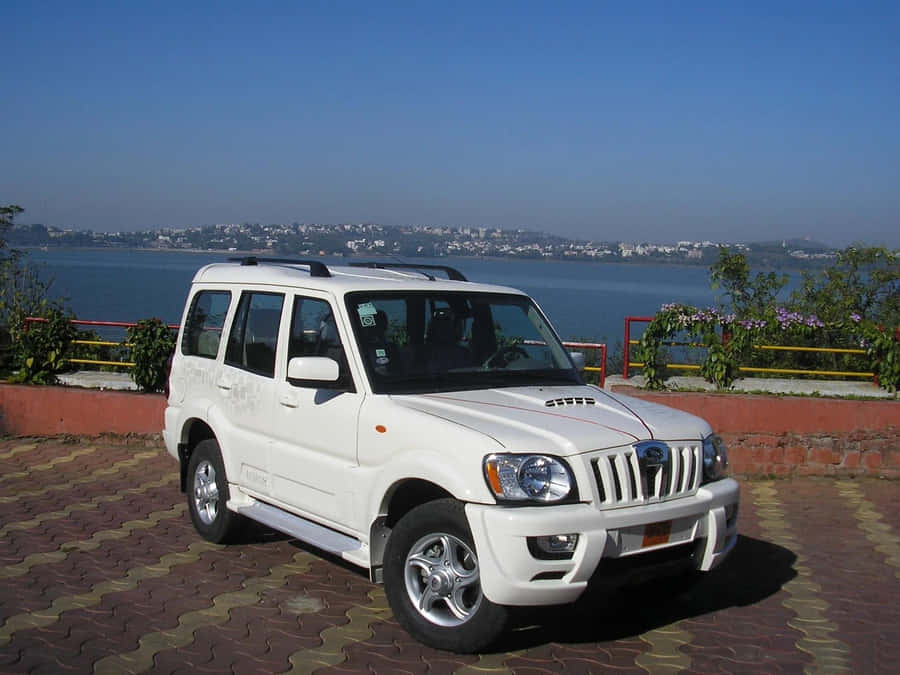 Stunning Mahindra Suv On An Adventurous Journey Wallpaper