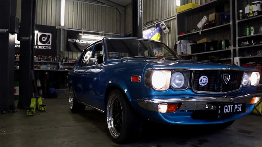 Stunning Mazda Rx-3 In Action Wallpaper