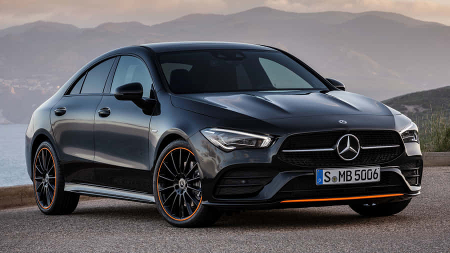 Stunning Mercedes-benz Cla-class In Action Wallpaper