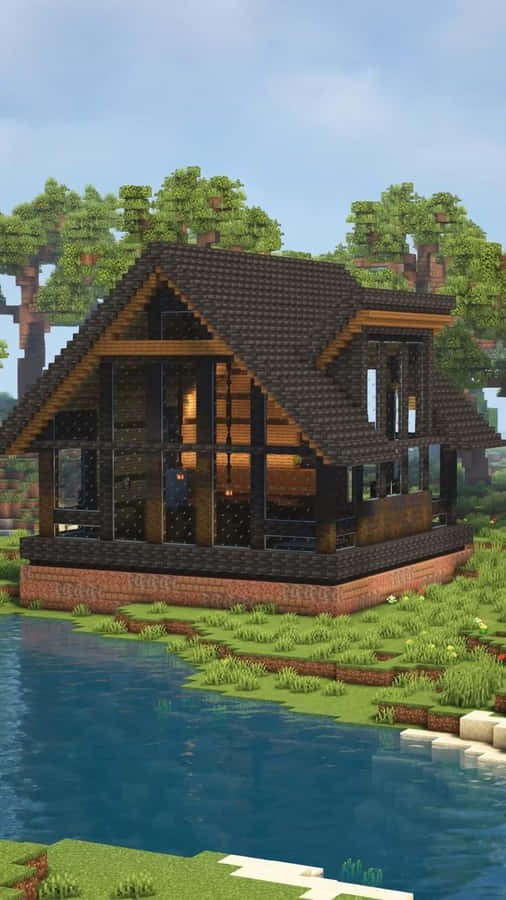 Stunning Minecraft Architectural Masterpiece Wallpaper
