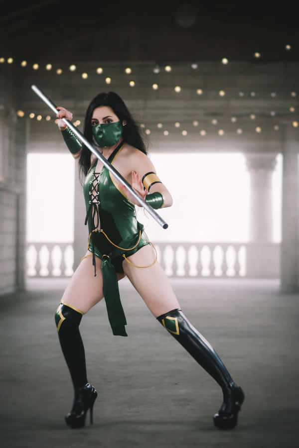 Stunning Mortal Kombat Group Cosplay Scene Wallpaper