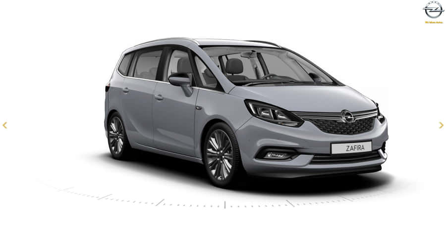 Stunning Opel Zafira In Motion Wallpaper