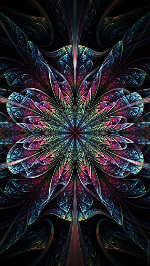 Stunning Psychedelic Pattern Wallpaper
