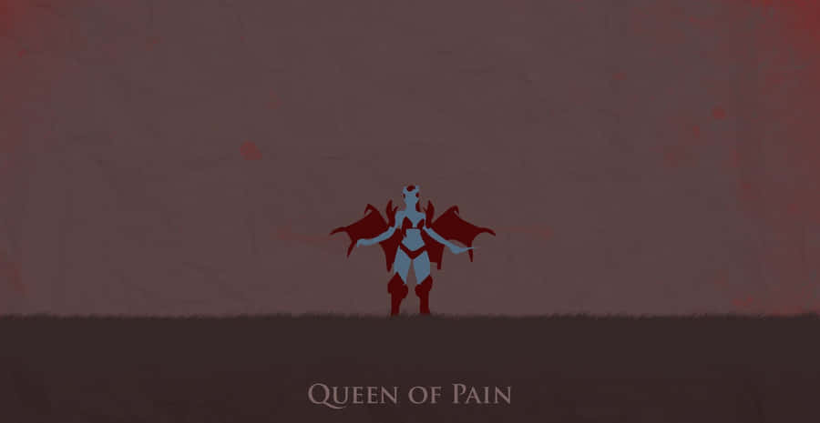 Stunning Queen Of Pain Wielding Power Wallpaper