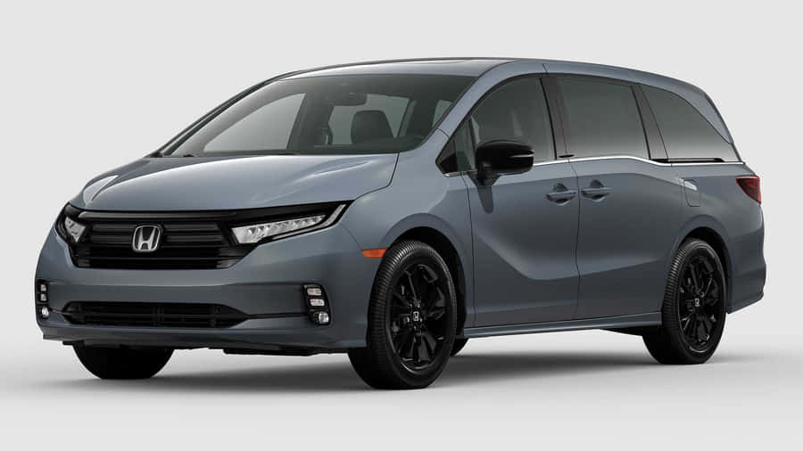 Stunning Silver Honda Odyssey In Motion Wallpaper