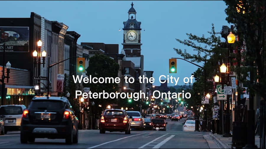 Stunning Sunset Over Peterborough Cathedral Wallpaper