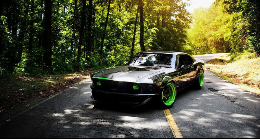 Stunning Tuned Car Showcasing Custom Upgrades Wallpaper