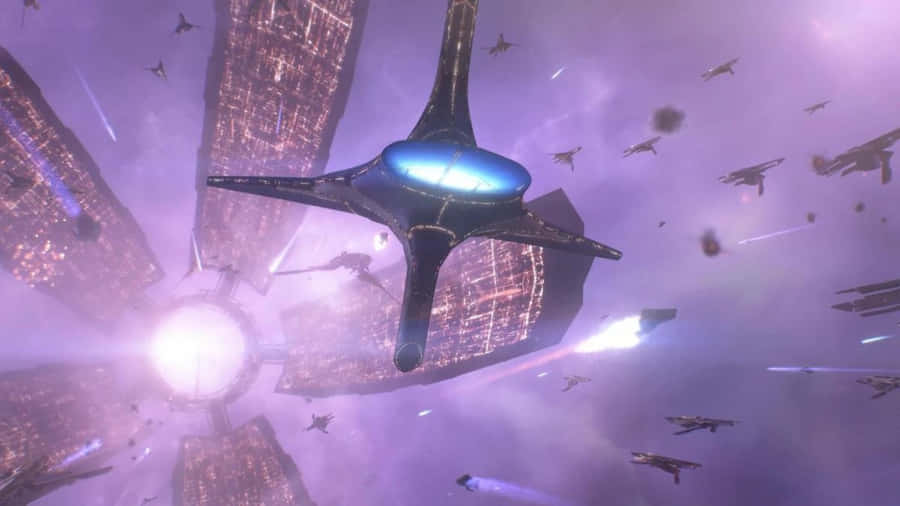 Stunning View Of Mass Effect Citadel Wallpaper
