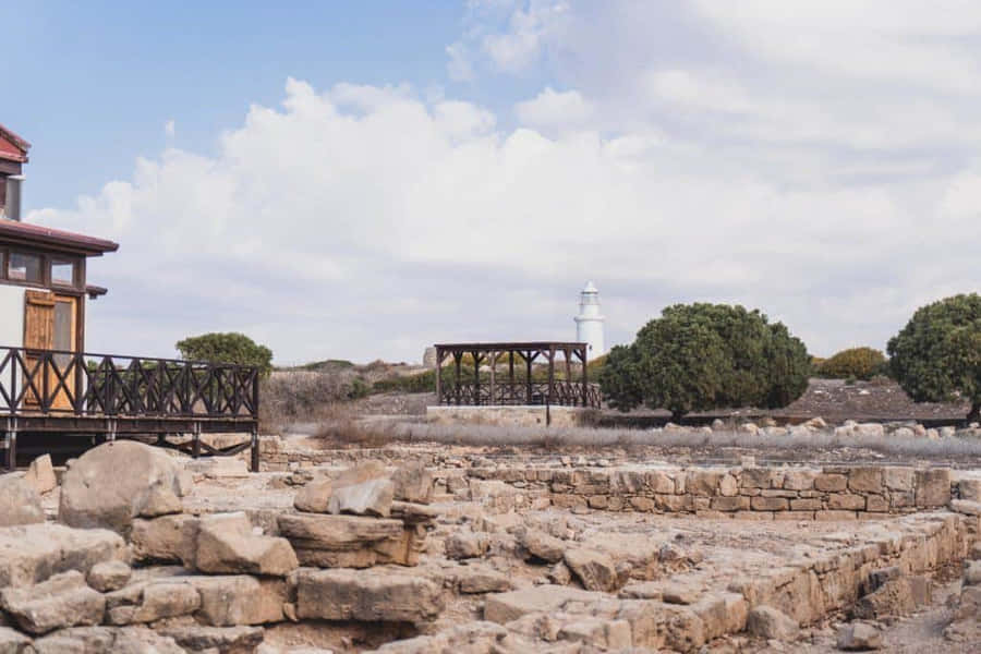 Stunning View Of Sky In Paphos Wallpaper