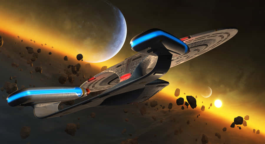 Stunning View Of Space Exploration Wallpaper