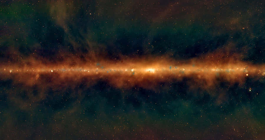 Stunning View Of The Galactic Center Wallpaper