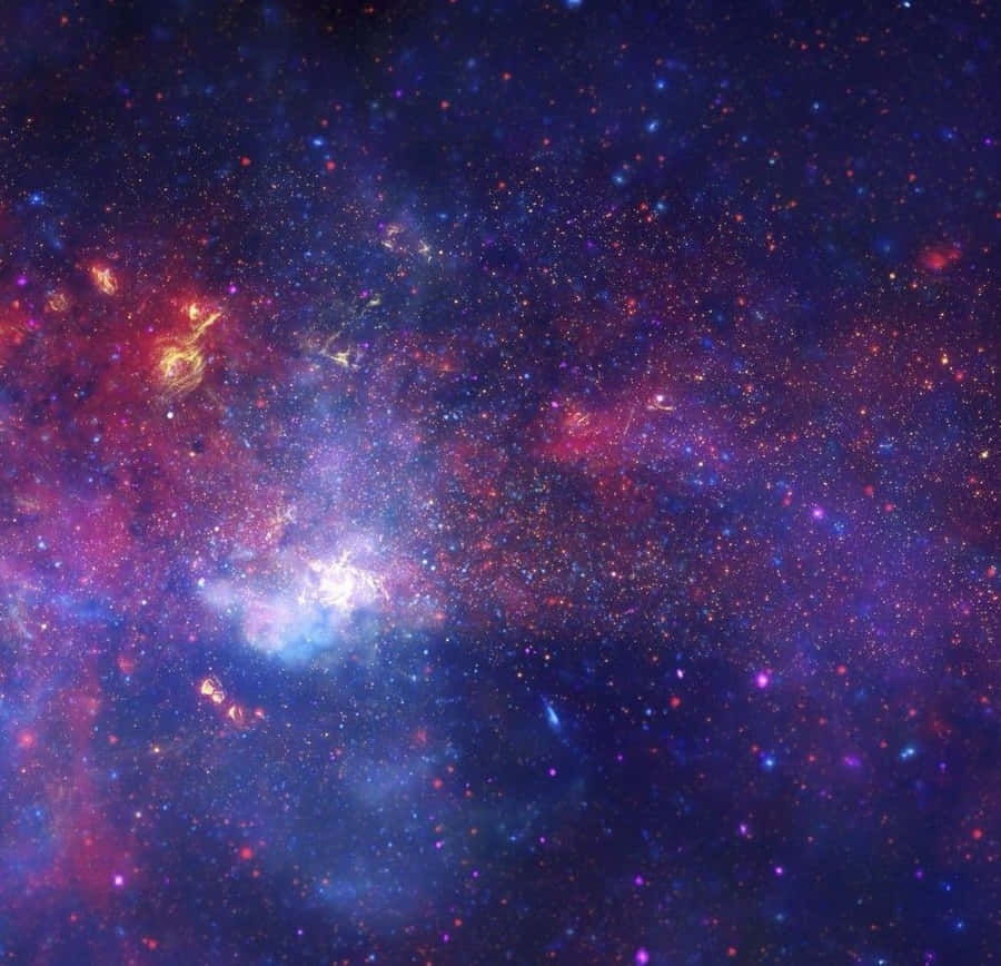 Stunning View Of The Galactic Center Wallpaper