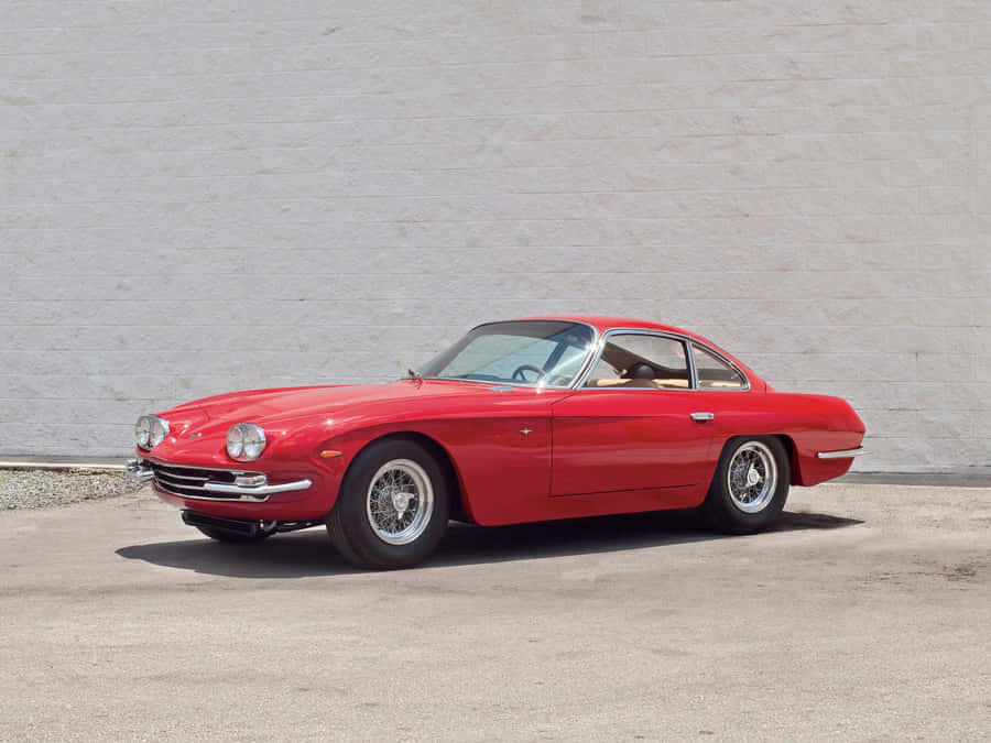 Stunning Visuals Of A Classic Lamborghini 400 Gt Wallpaper