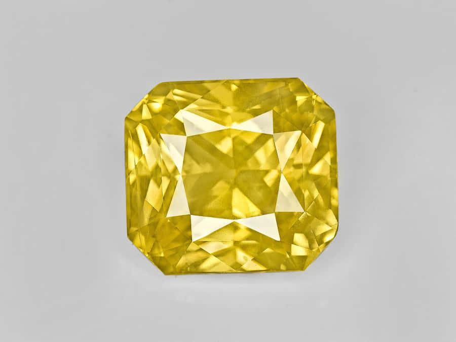 Stunning Yellow Sapphire Gemstone Wallpaper