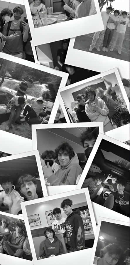 Sturniolo Triplets Candid Moments Collage Wallpaper