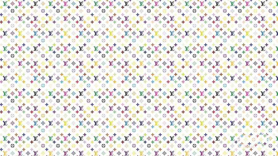 Style And Elegance With Louis Vuitton Print Wallpaper