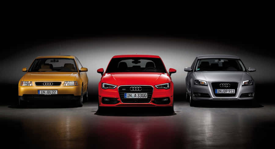 Stylish Audi A3 On The Road Wallpaper