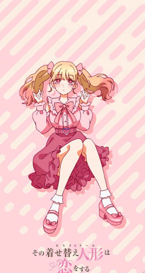 Stylish Gyaru Girl Posing In The City Wallpaper