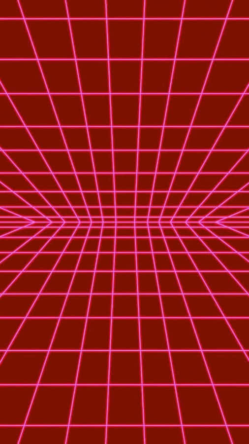 Stylish Iphone Wallpaper Featuring A Geometric Grid Of Interlocking White And Black Shapes Wallpaper