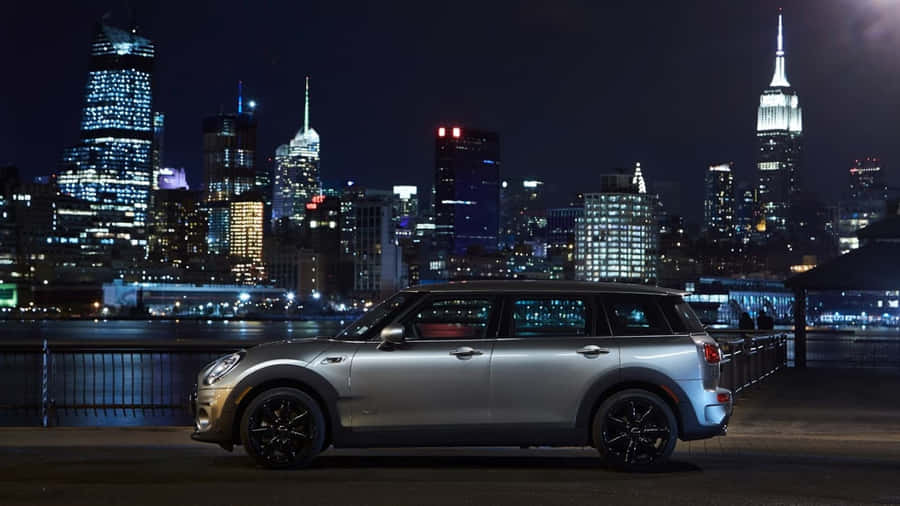 Stylish Mini Cooper S Clubman All4 In Action Wallpaper