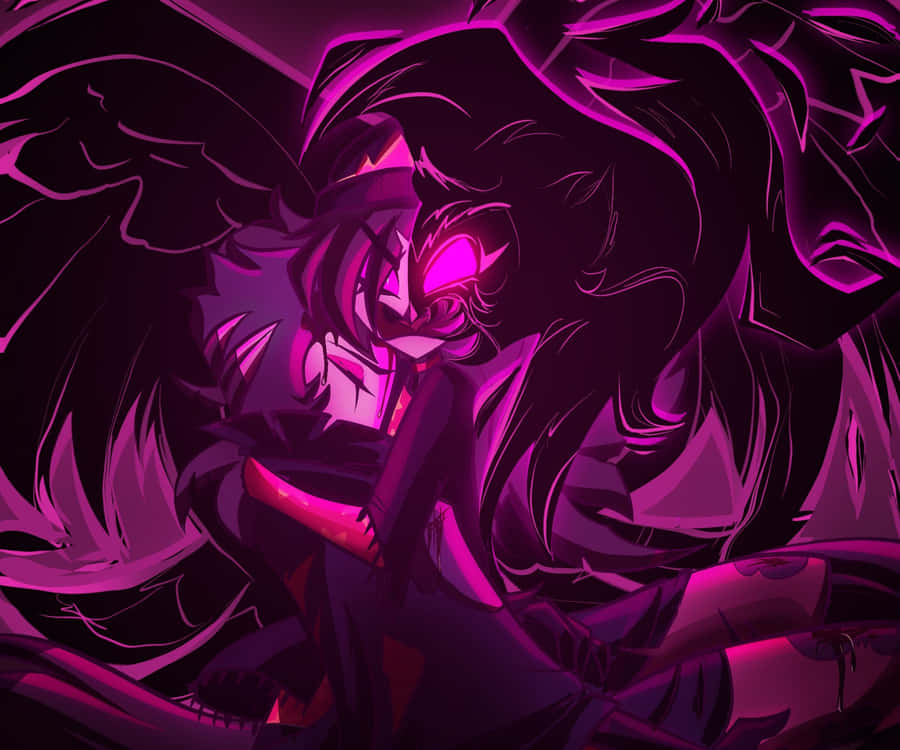 Stylized Stolasin Purple Hues Wallpaper