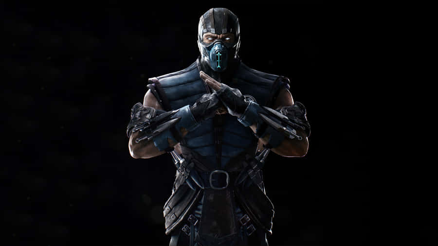 Sub-zero Unleashes His Ice Power In Mortal Kombat Wallpaper
