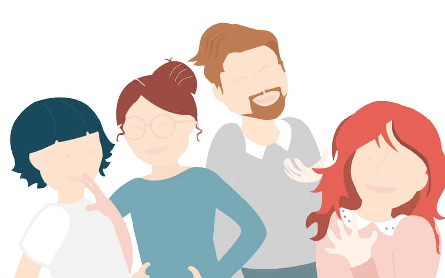 Subordinate People Logo Wallpaper