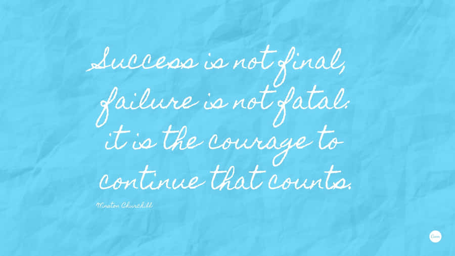 Successful Quote Amidst Failure Wallpaper